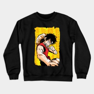 Luffy Signature Pose Crewneck Sweatshirt